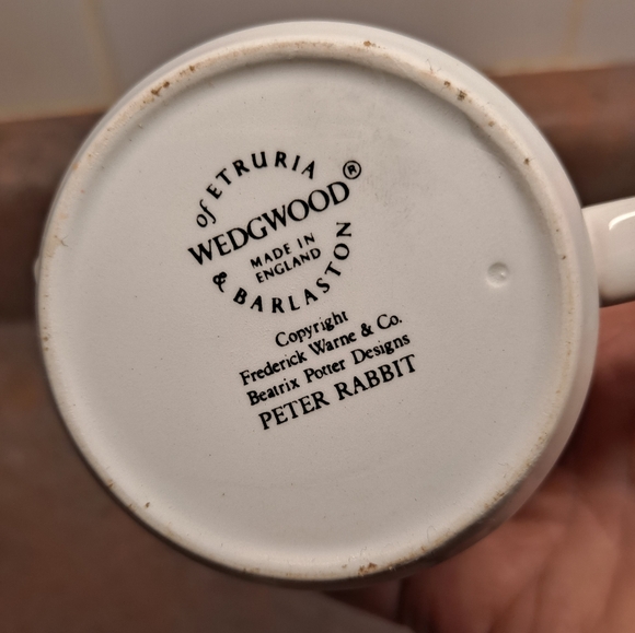 Peter Rabbit Tea Cup By Wedgewood 1993 Single 3" mug/tea cup Beatrix Potters - Picture 5 of 7